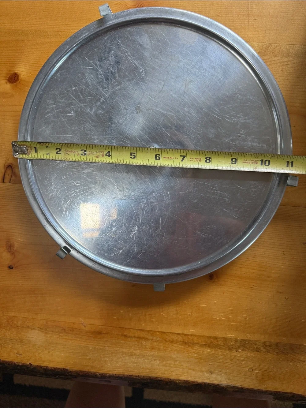 Vintage Mirro Aluminum Cake Carrier Saver Locking Lid Made In USA